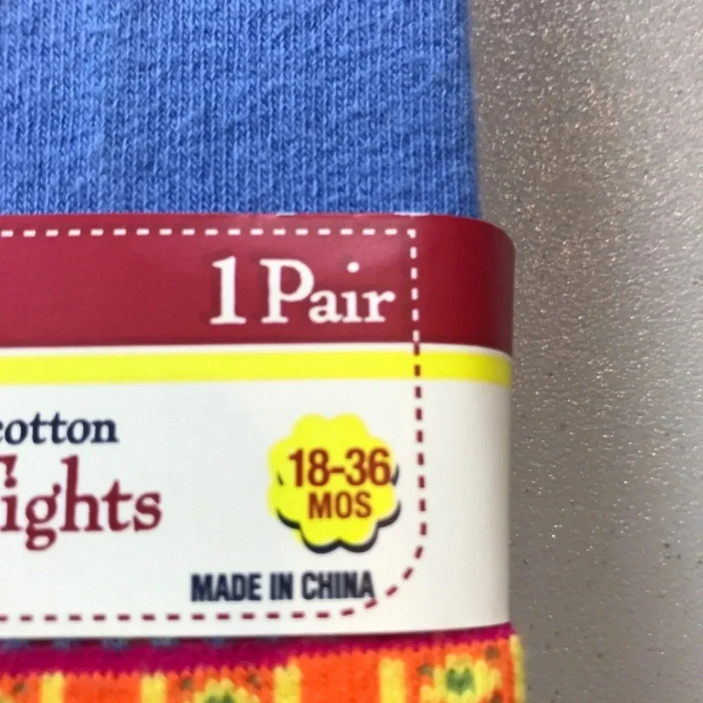 NWT Faded Glory Infant Tights Size 18-36 Months